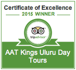Uluru Day Tours Trip Advisor Certificate 2015