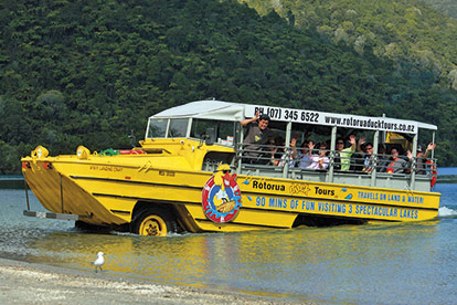 Rotorua Duck - Tarawera and Lakes Tour