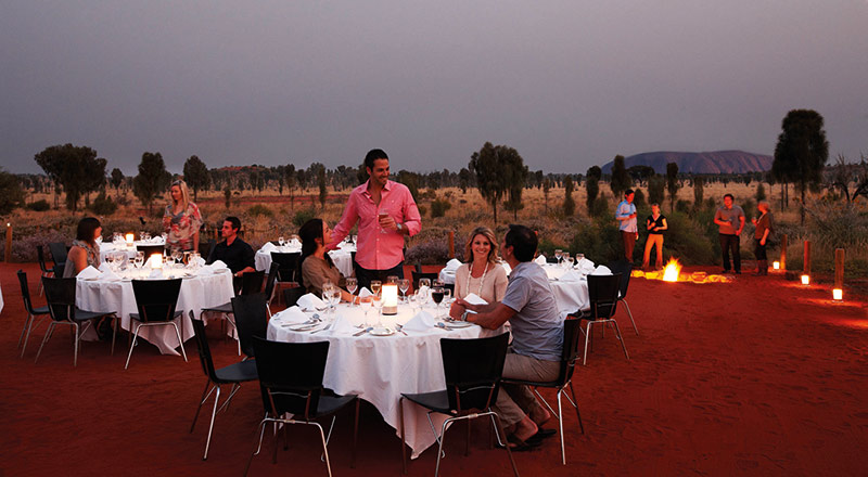 red centre sounds of silence dinner AY46 preview