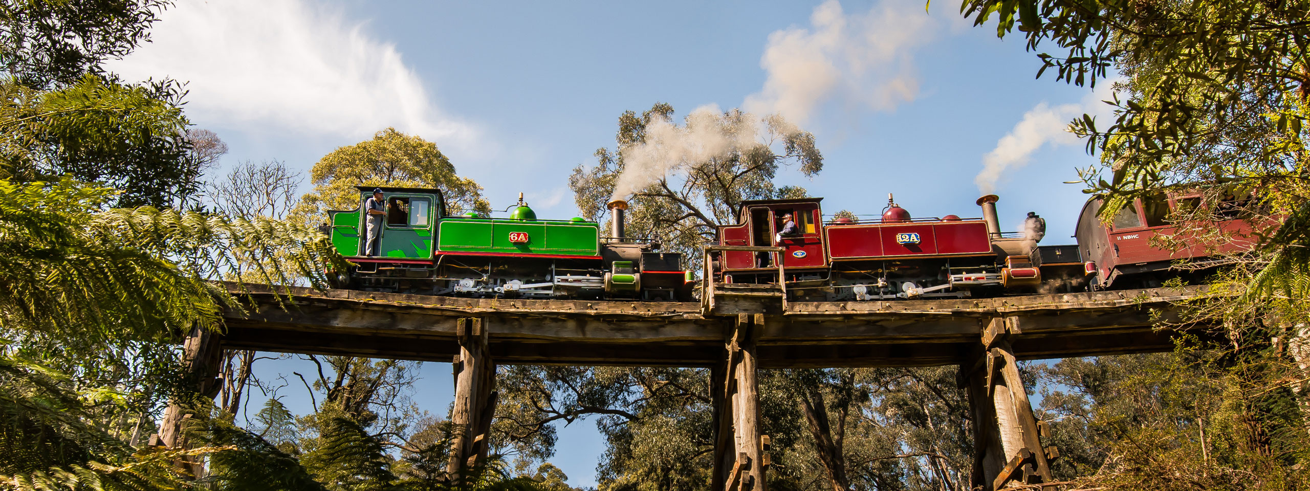 Puffing Billy Steam Train, Victoria