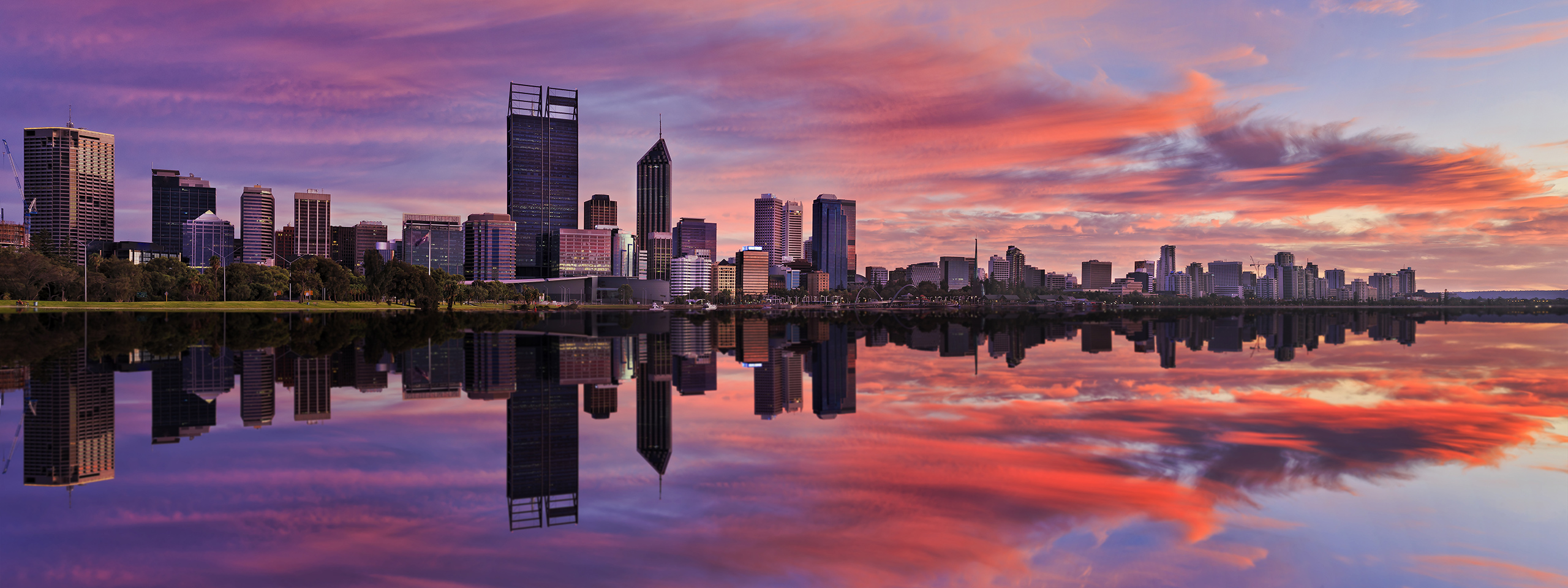 Perth at sunset