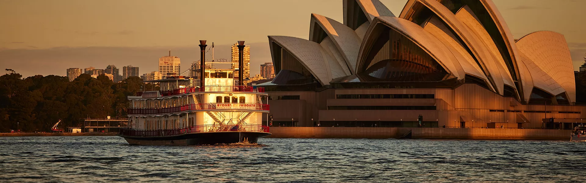 Sydney Harbour with Boat on water