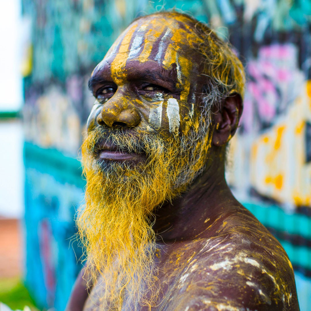 Tiwi Island Man Darwin Destination Card 3