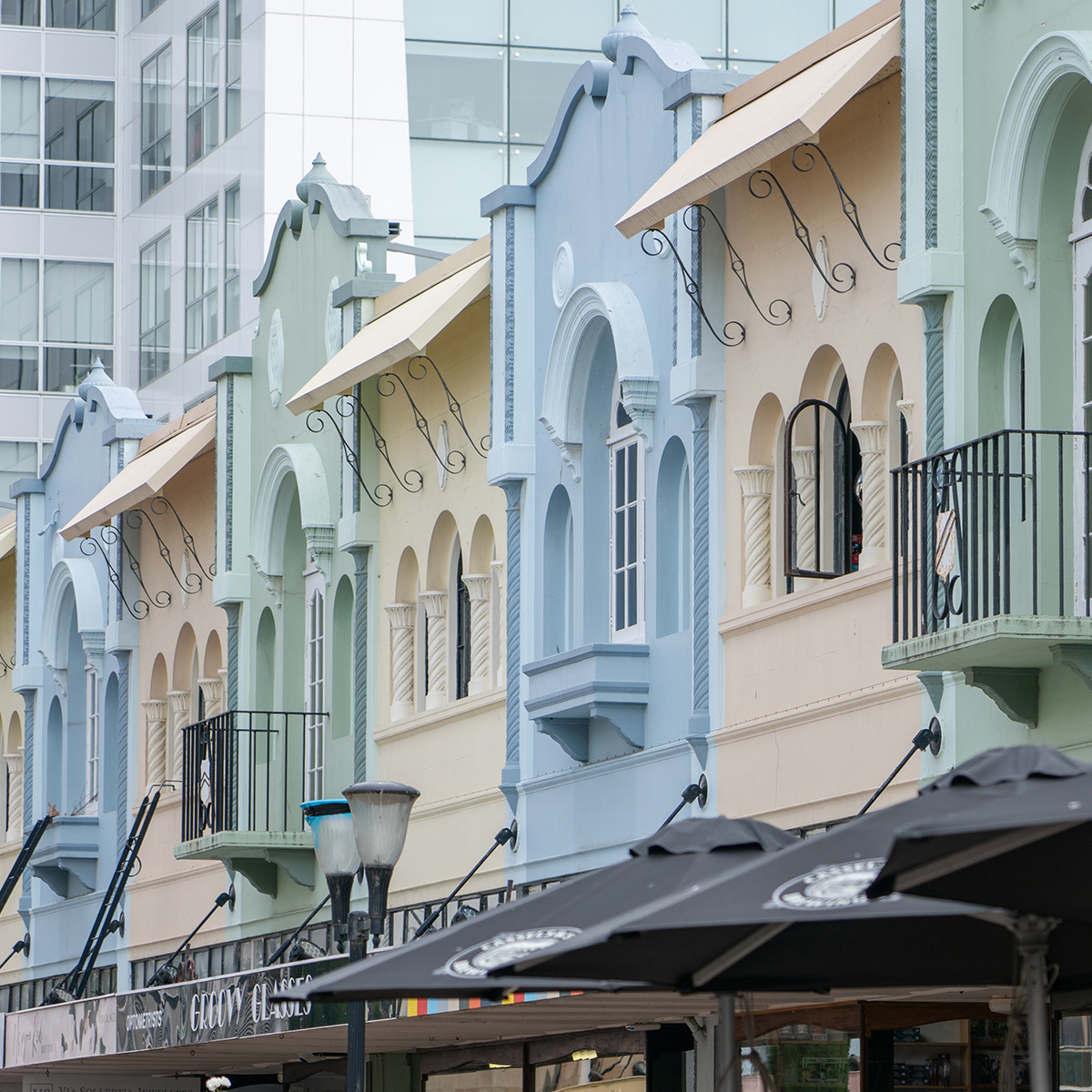 Coloured Terraces in Christchurch