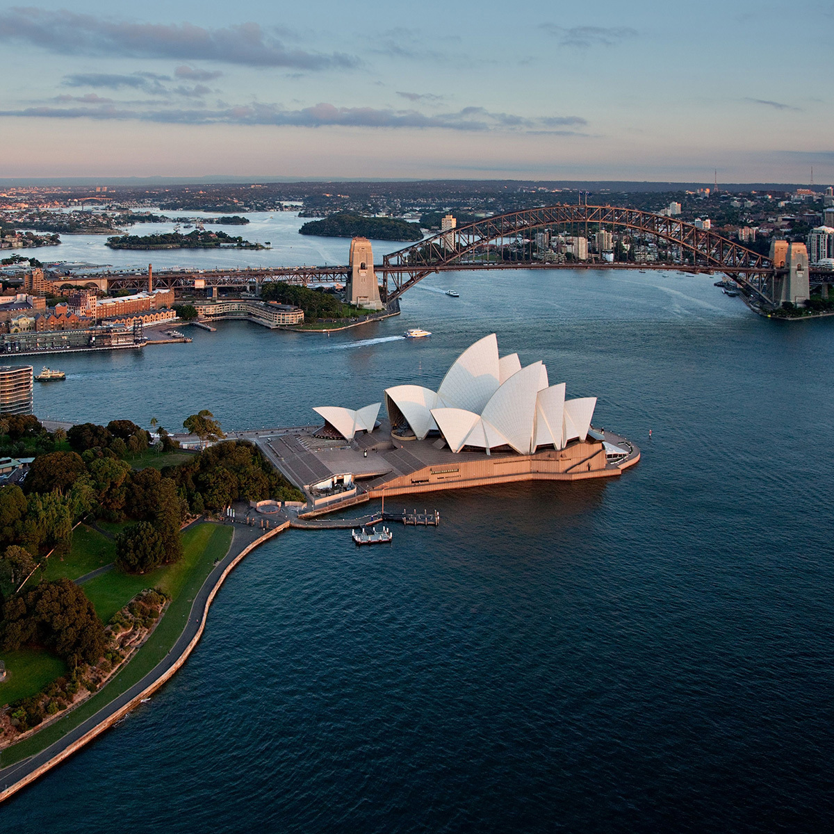 Sydney Harbour from above