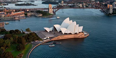 Sydney Harbour from above