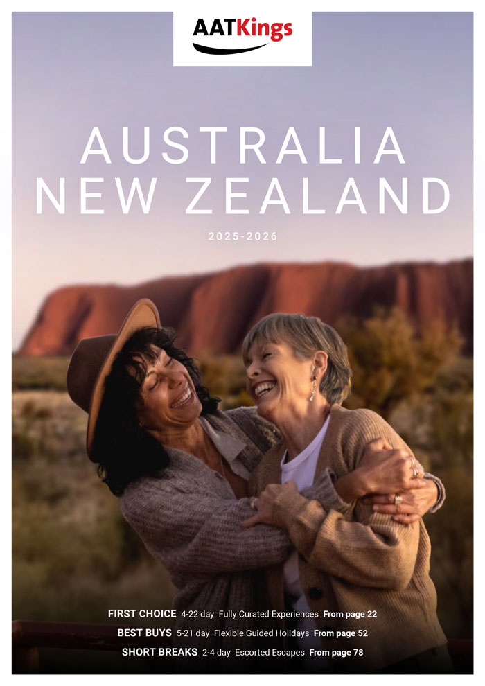 AAT Kings Australia New Zealand Brochure For UK 2025 26 Cover 1