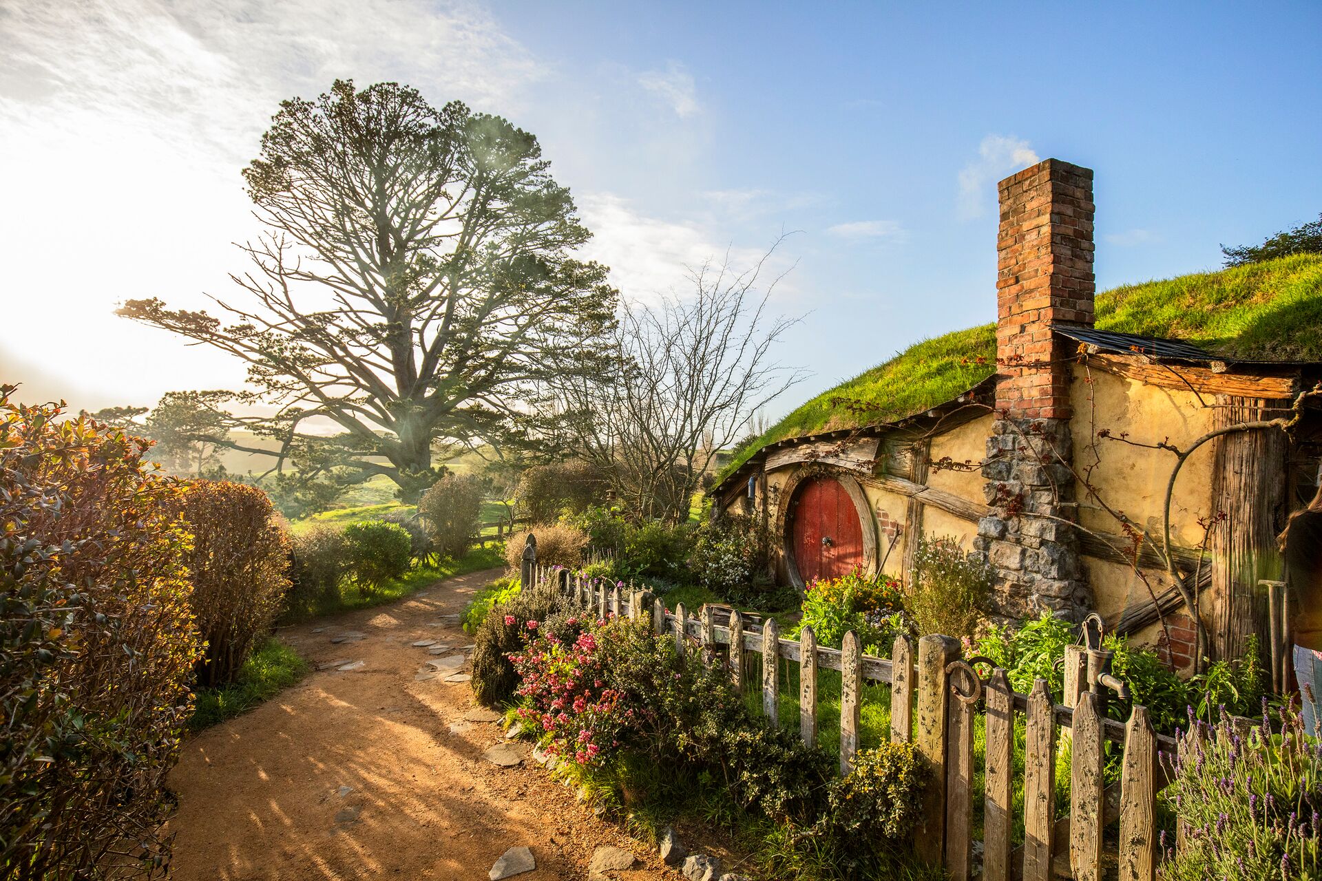 A small Hobbit house in Hobbiton