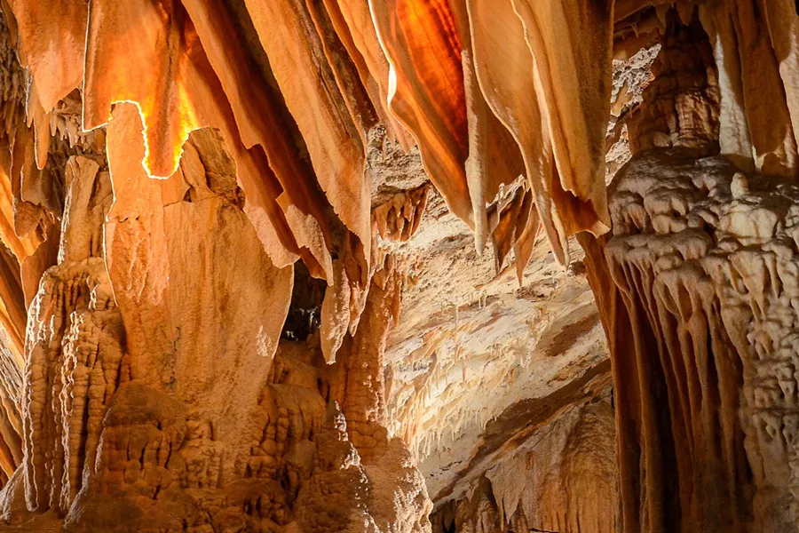 Interior of Jenolan Caves