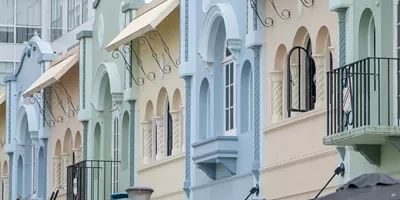 Coloured Terraces in Christchurch