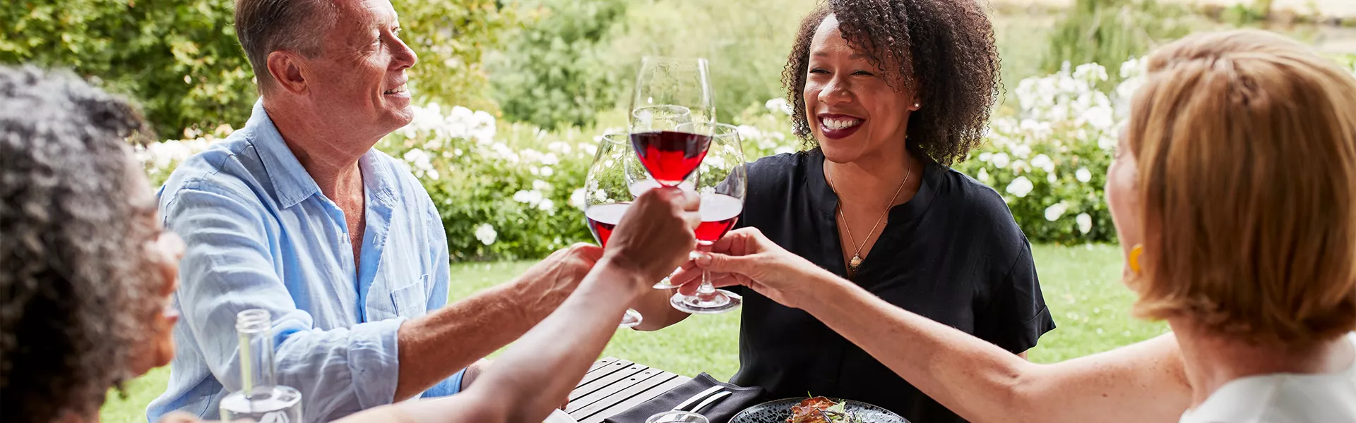 People raising glasses in Joseph Chromy Winery