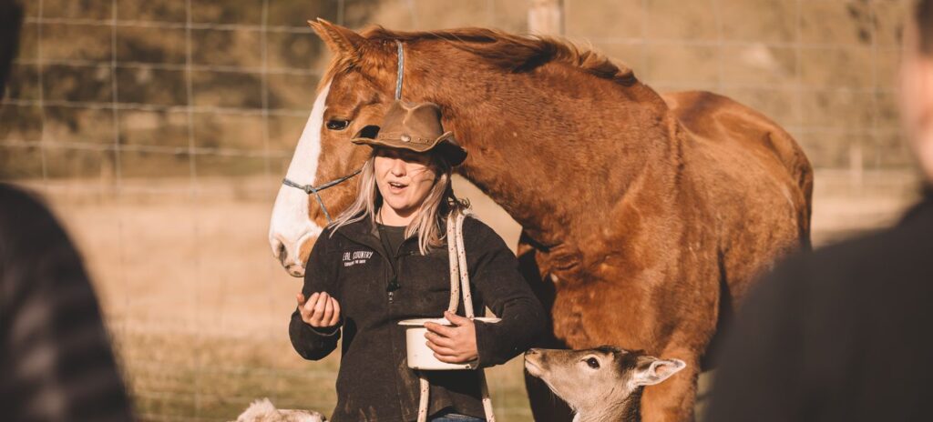 Real Country guide with horse