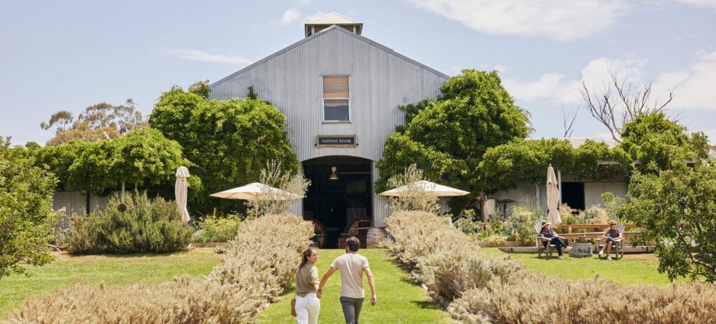 Visitors at Lowe Wines