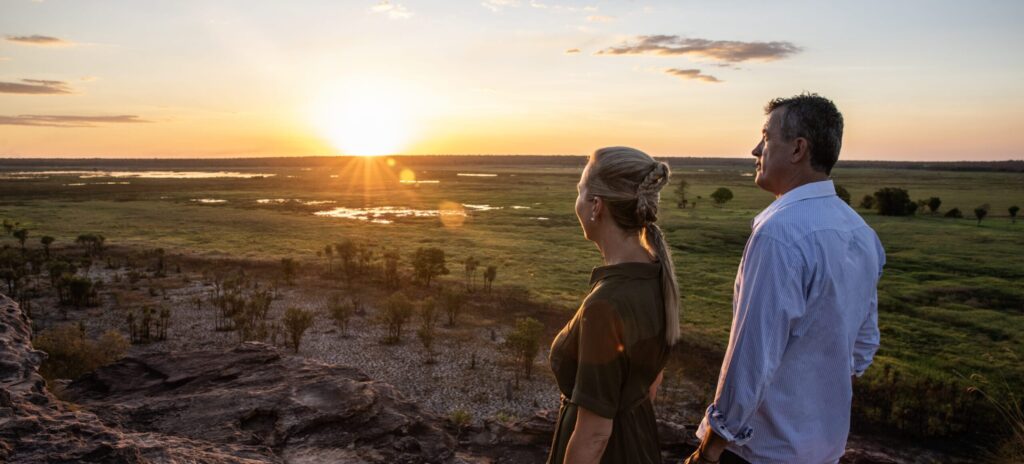 View across the Nadab floodplains from Ubirr in Kakadu National Park