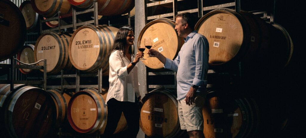 Wine tasting in the Barossa